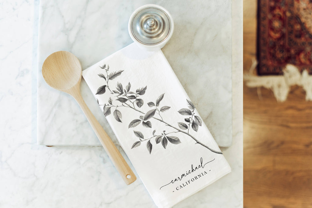 Berkshire Branch Tea Towel: Natural