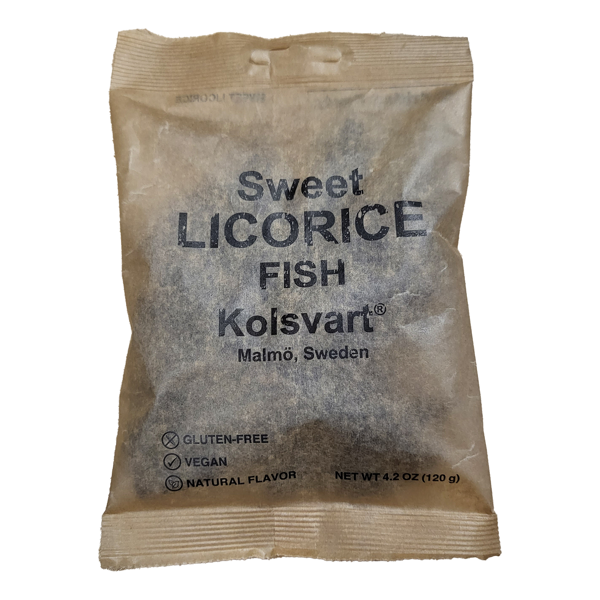 Sweet Licorice Swedish Fish - 4.2oz (120gm)