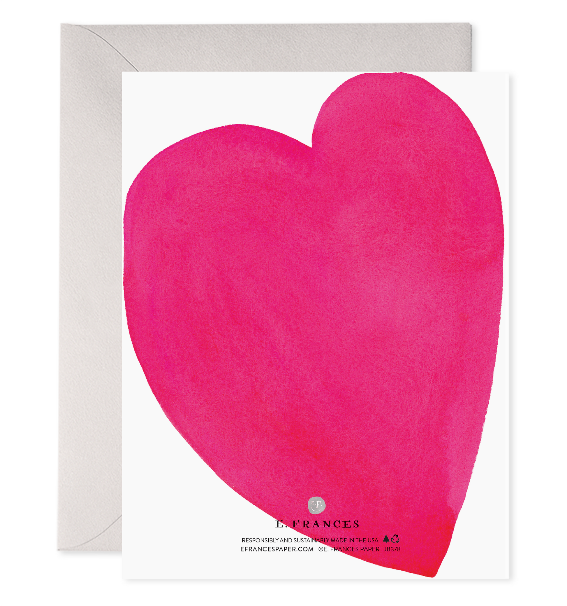 Squeezed Heart Greeting Card