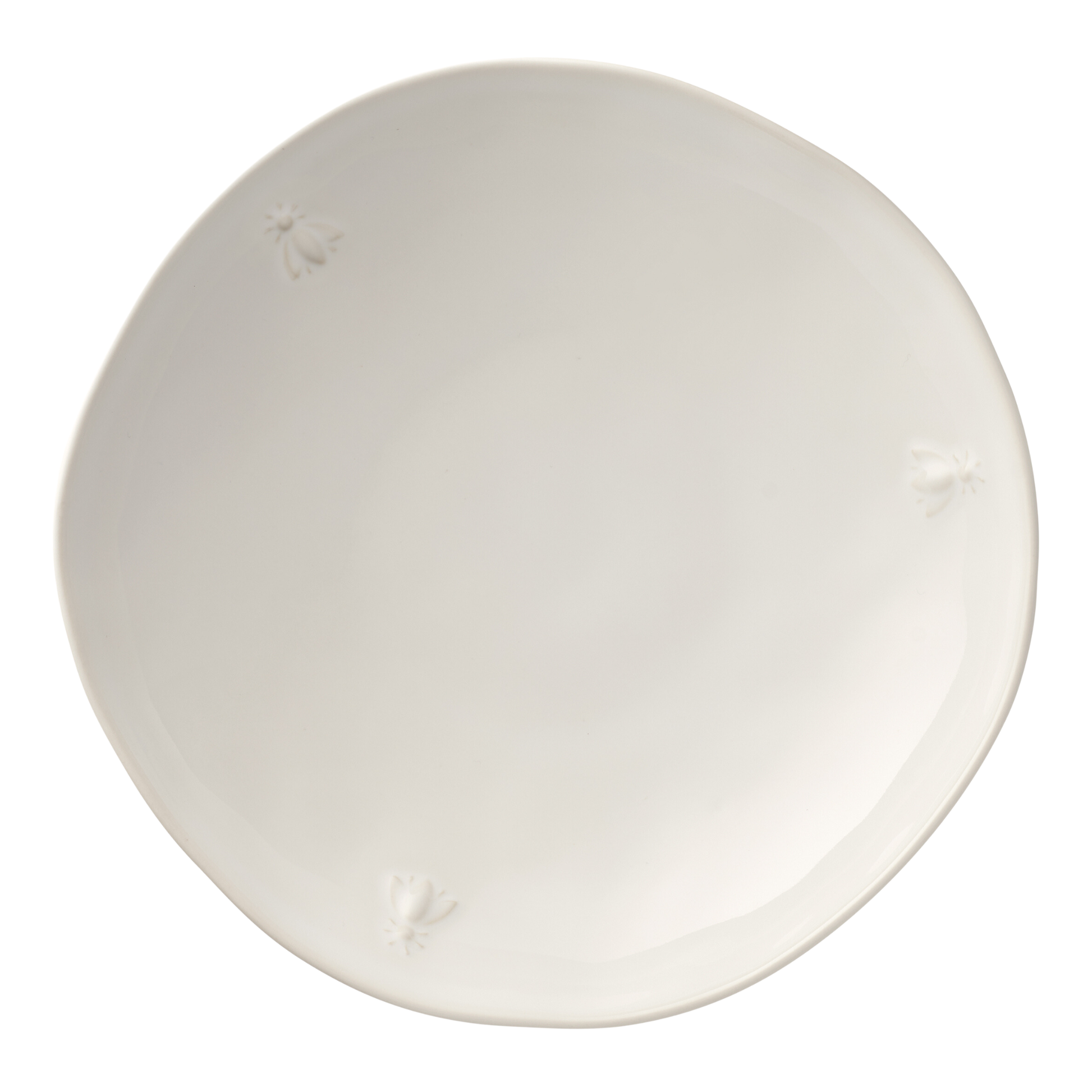 Bee Ceramic Pasta Plate: Bleu
