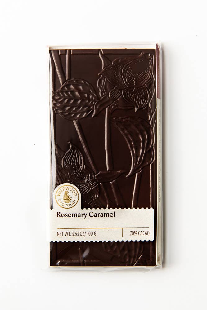 Rosemary Caramel Dark Chocolate Bar