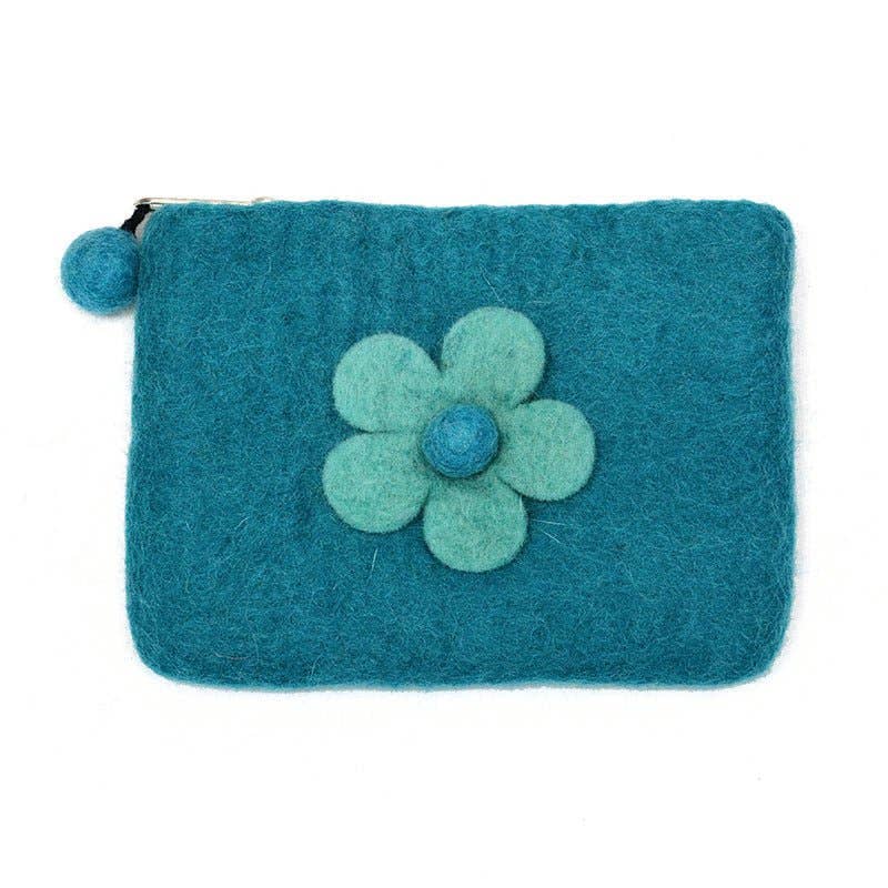 One Layer Flower Coin Purse: Assorted colors