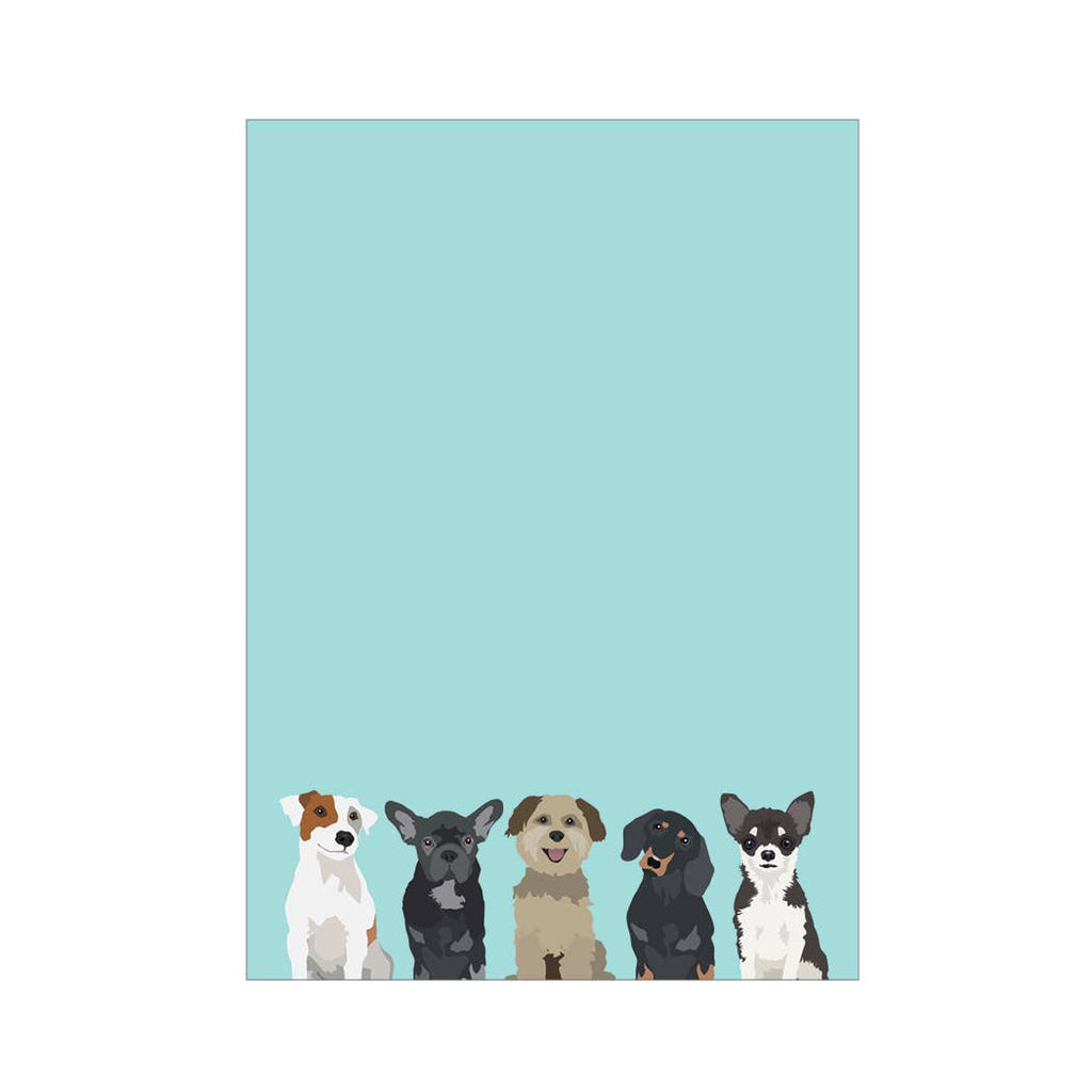 Dogs 4.75x6.5" Notepad