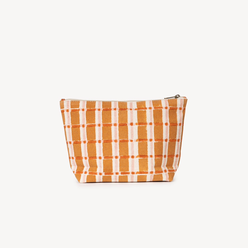 Ember Plaid Large Waterproof Pouch