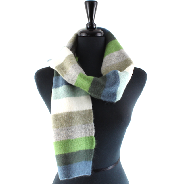 GRY/GRN Merry Fun Scarf
