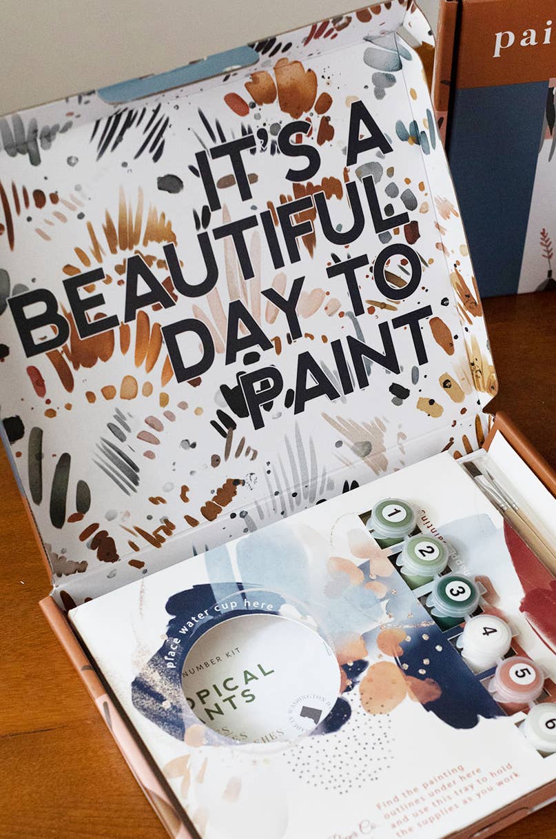 Sunflower Garden – Paint-By-Number Kit