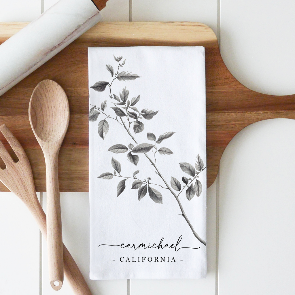 Berkshire Branch Tea Towel: Natural