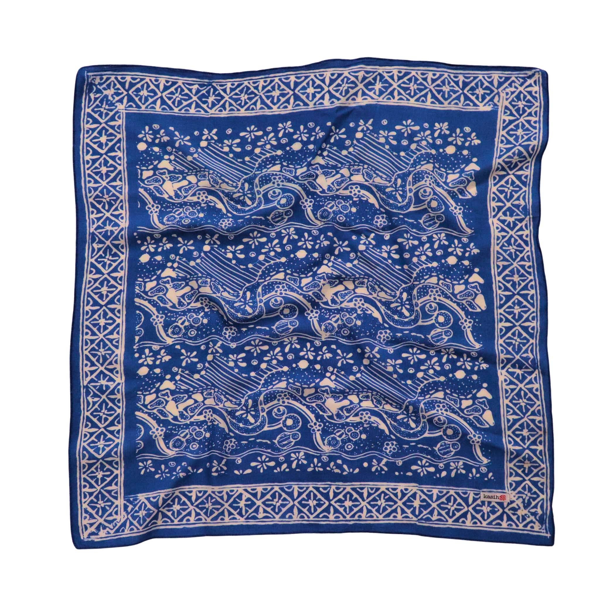 Batik Bandana - Tidal Flow, Blue