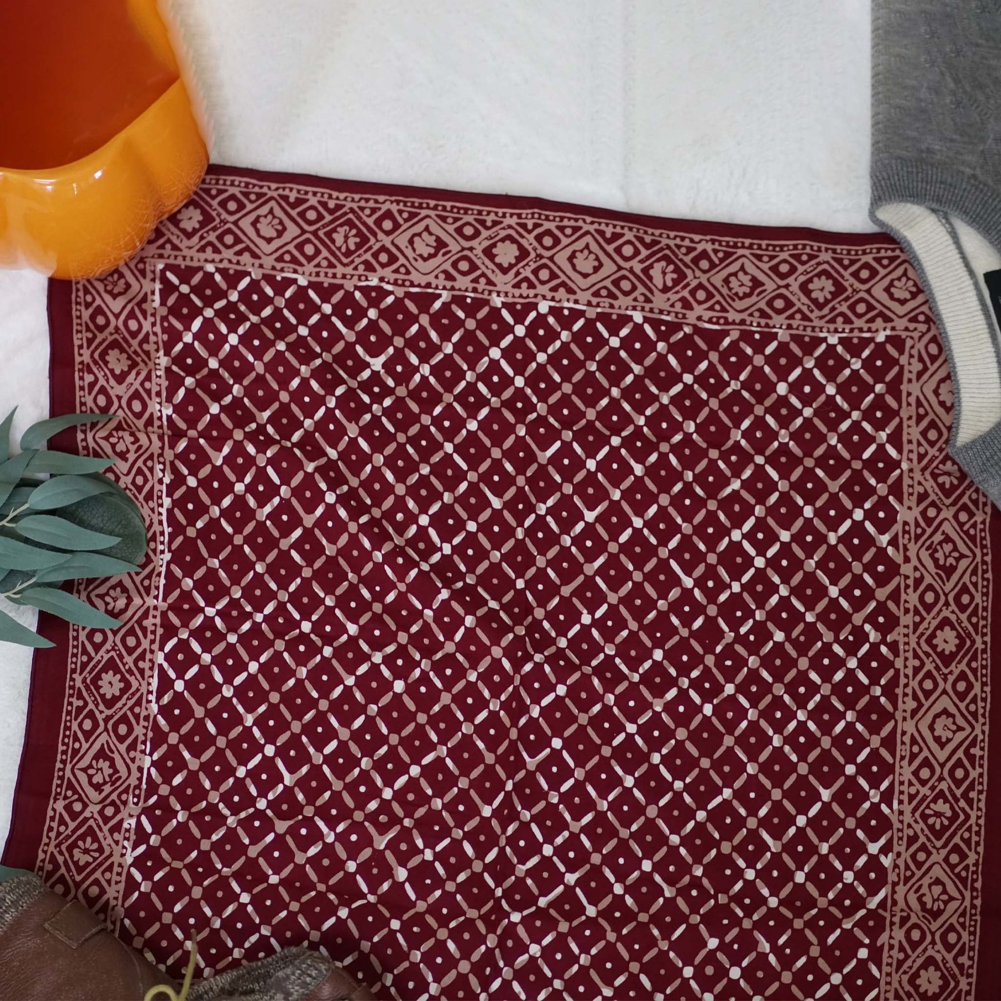 7:52 PMBatik Bandana – Crimson Cross | Red