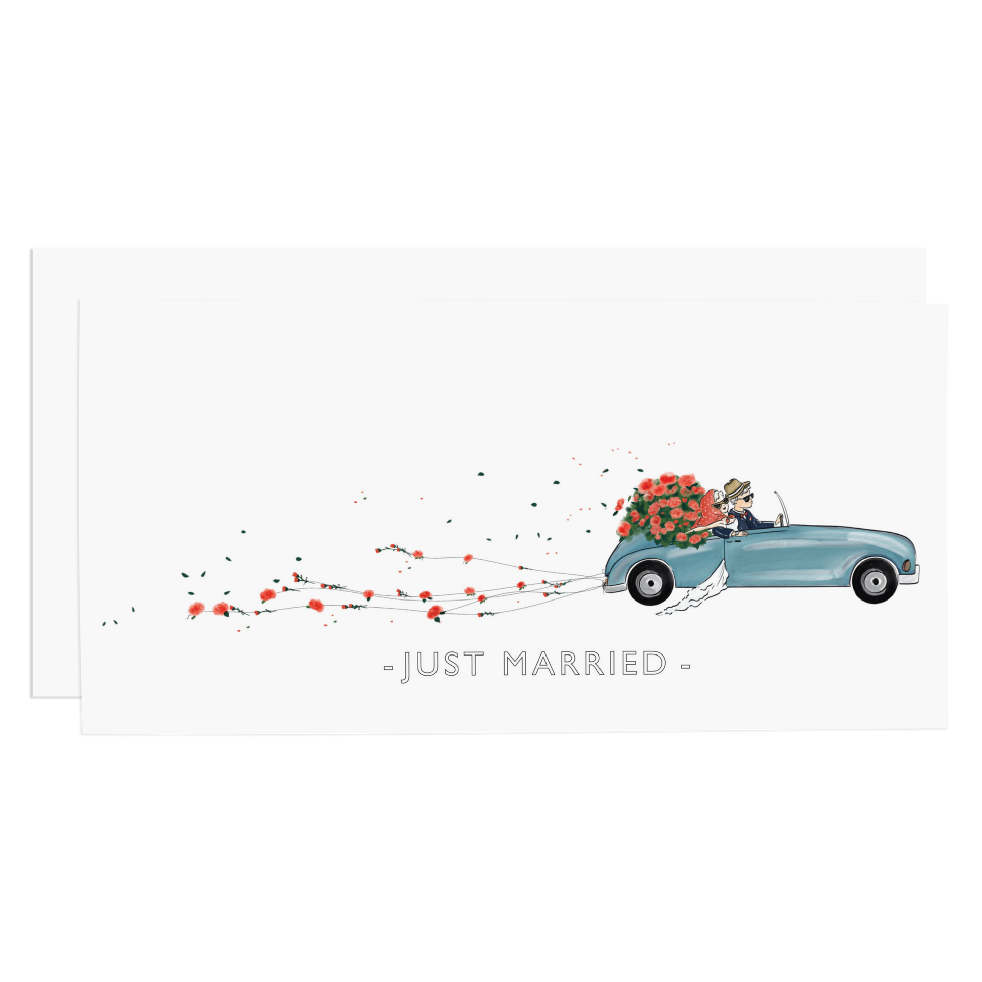 Just Married - Long Card