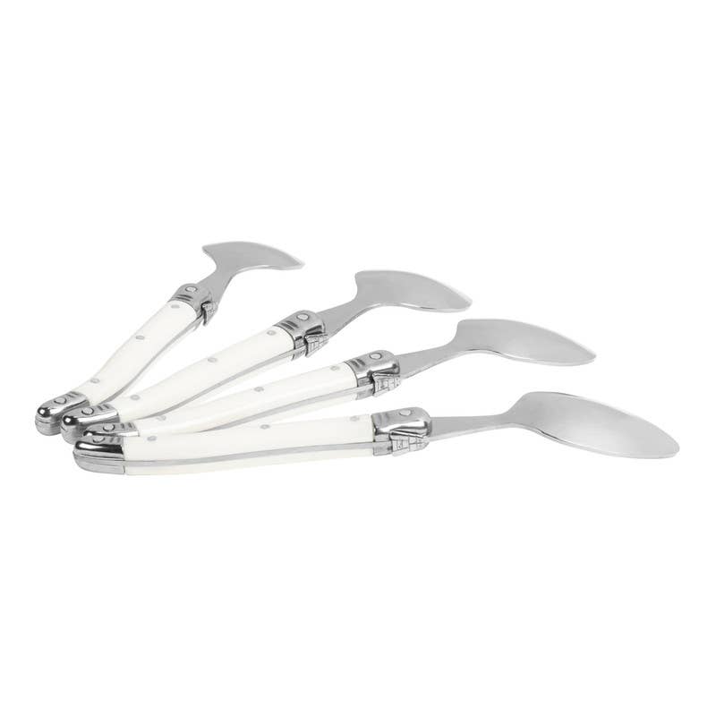Laguiole Coffee Spoons, Set of 4, Faux Ivory