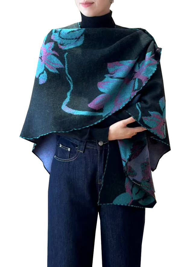 Purple Lotus Reversible Loop Wrap