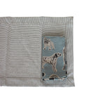 Napkins Set of 4 - Dog Print - Blue Haze