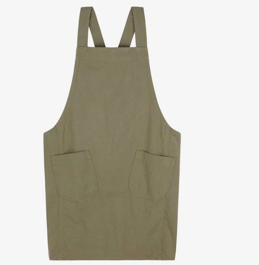 Green Canvas Apron