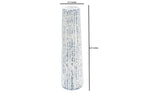 KOZA M - W16BLUE Handcrafted Porcelain Bud Vase