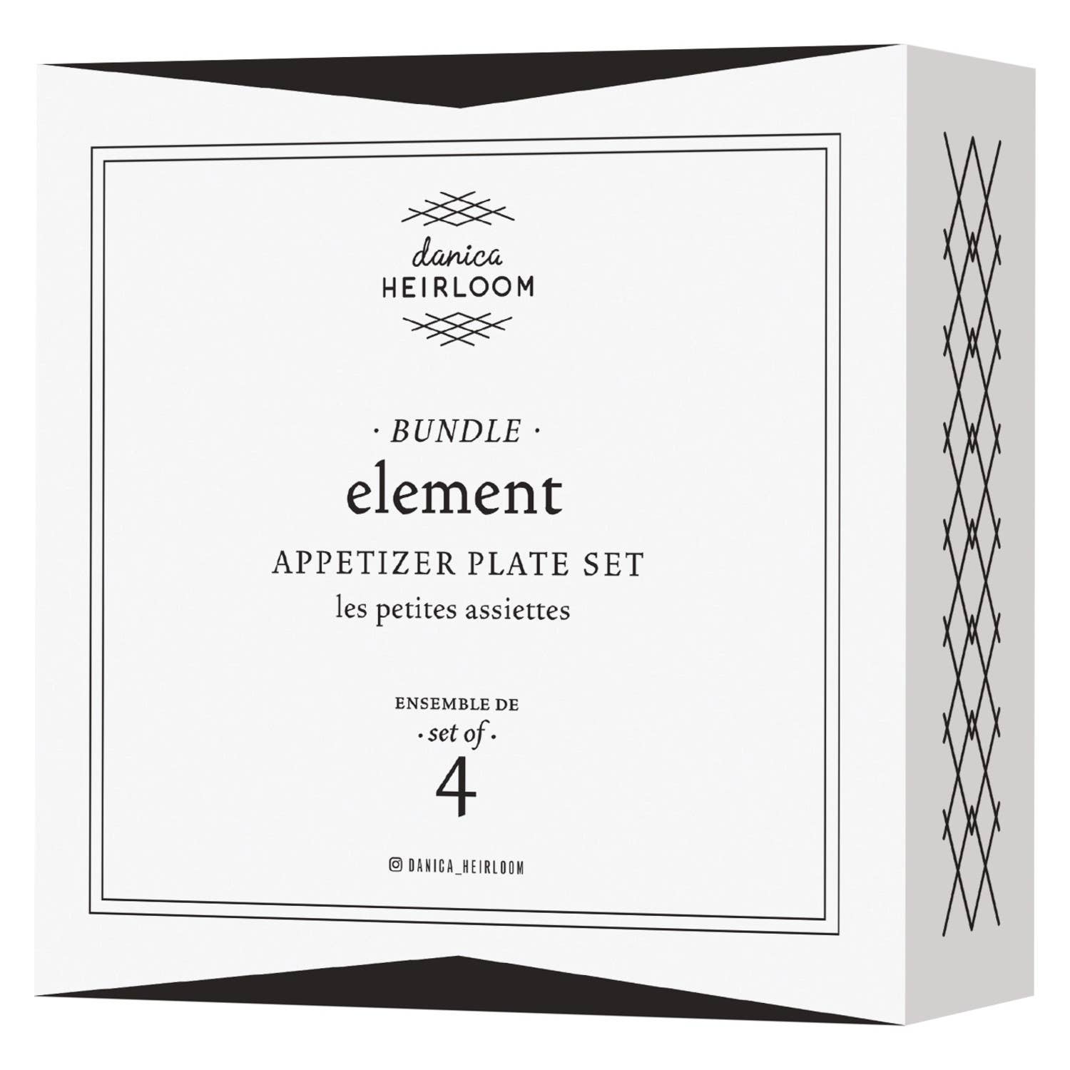 Garden Grid Appetizer Plate — Element Collection | Danica Heirloom