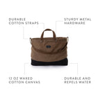 Neelum 40L Giant Tote- Waxed Canvas Bag