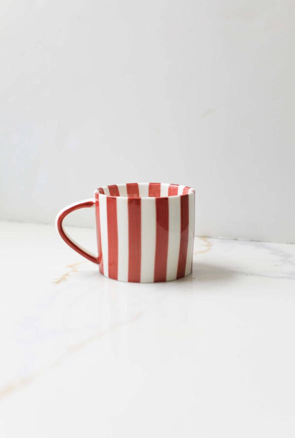 Green Simple Striped Mug