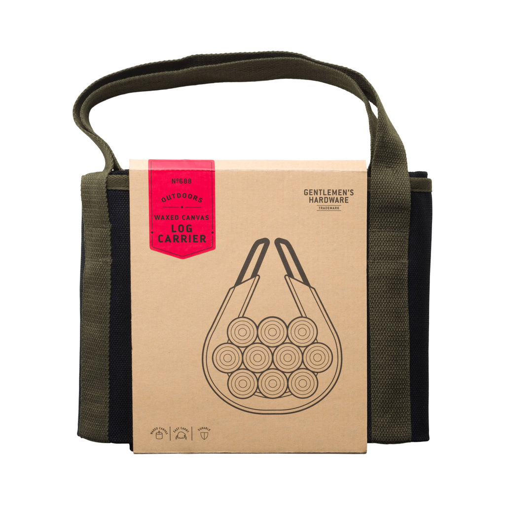 Canvas Log Carrier