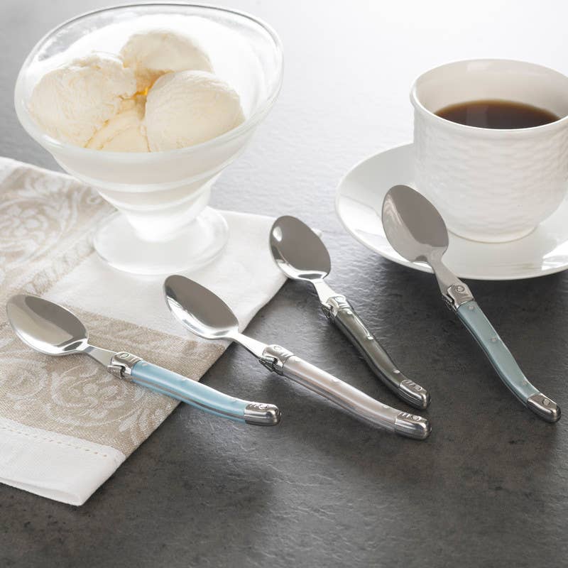 Laguiole Coffee Spoons – Set of 4 | Mother of Pearl