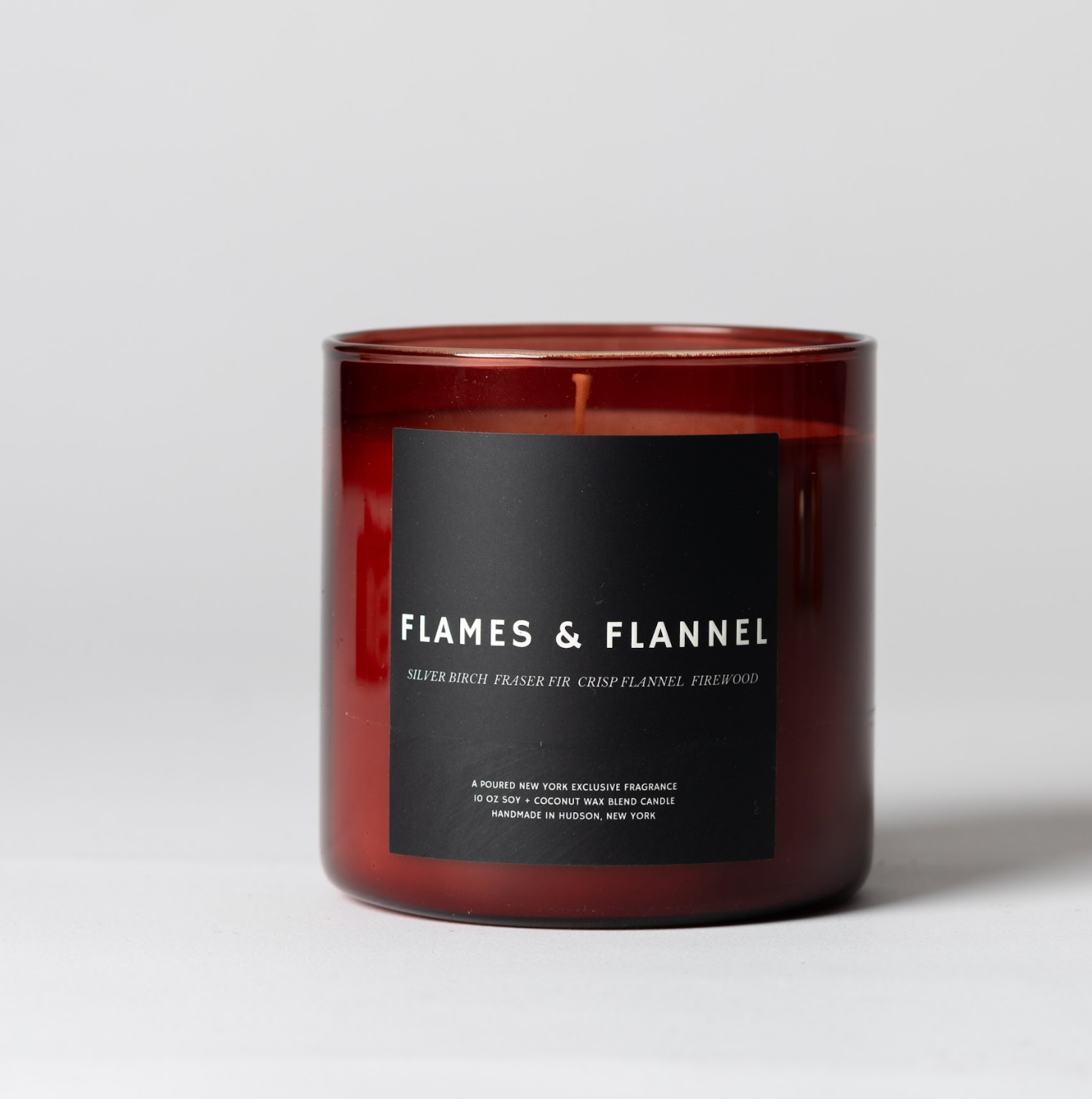 FLAMES & FLANNEL 10 oz. Soy Candle