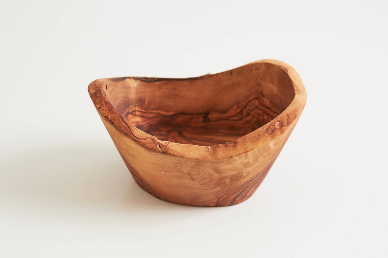Small Italian Olivewood Serving Bowl