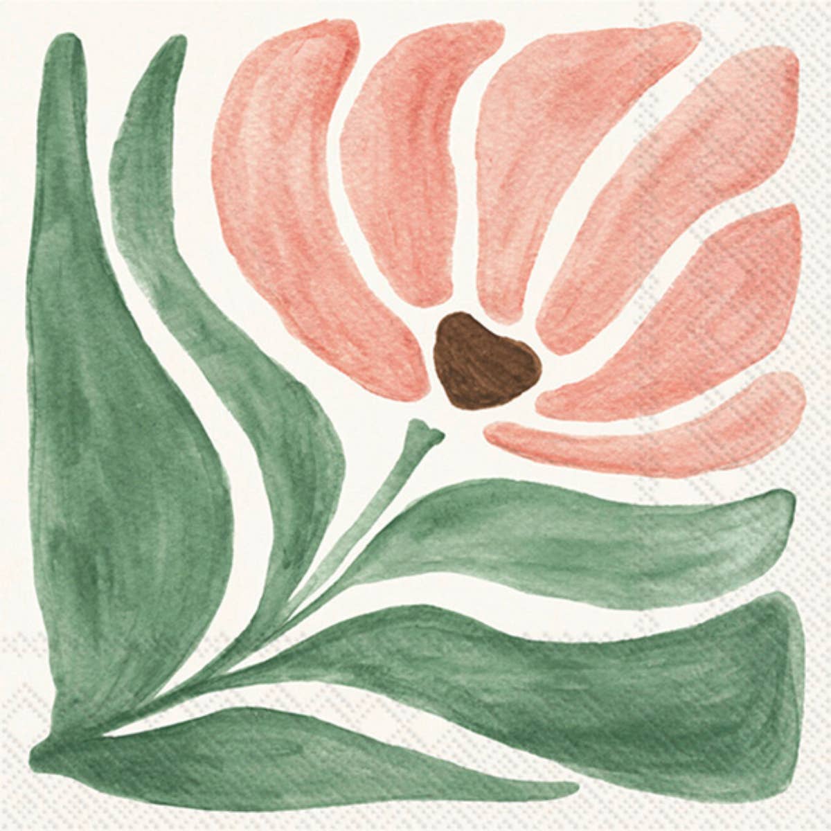 Cocktail Napkins 20 ct Modern Petals Peach