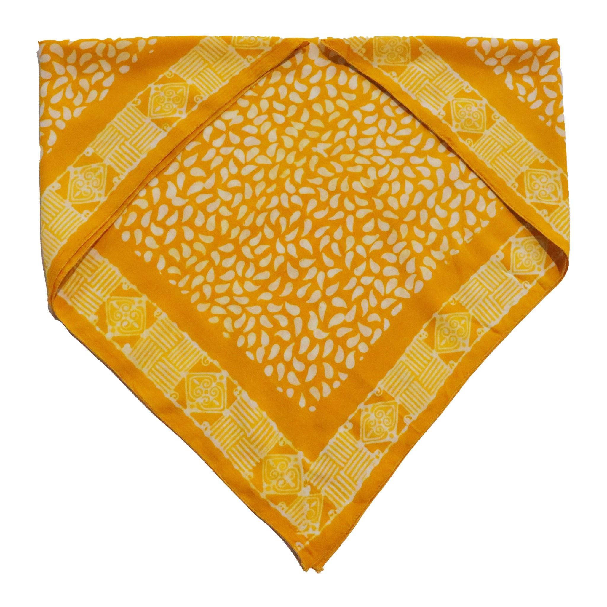 Batik Bandana- Sunrise Mist, Yellow
