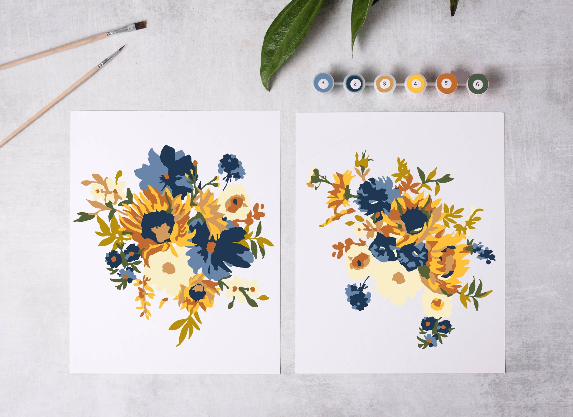 Sunflower Garden – Paint-By-Number Kit