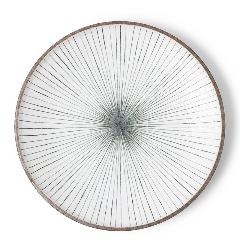 Plate Tokusa Gray 10"x1.25"H