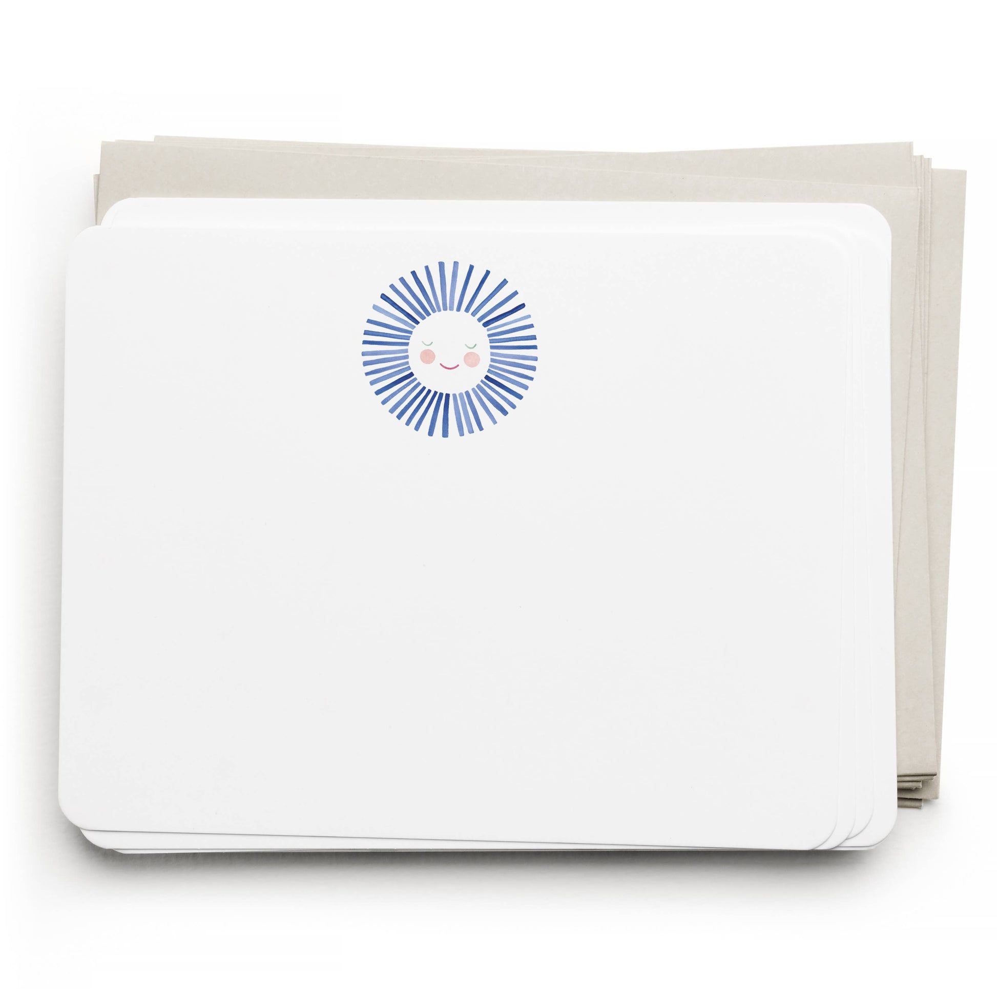 Blue Sunshine Flat Notes (Boxed set of 8 Notecards)