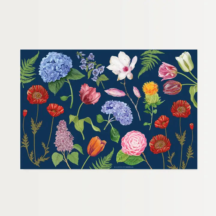 Floral Drama Paper Placemats (Set of 20)