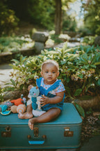 Winged Dragonfly Rattle - Garden-Themed Toy: Blue
