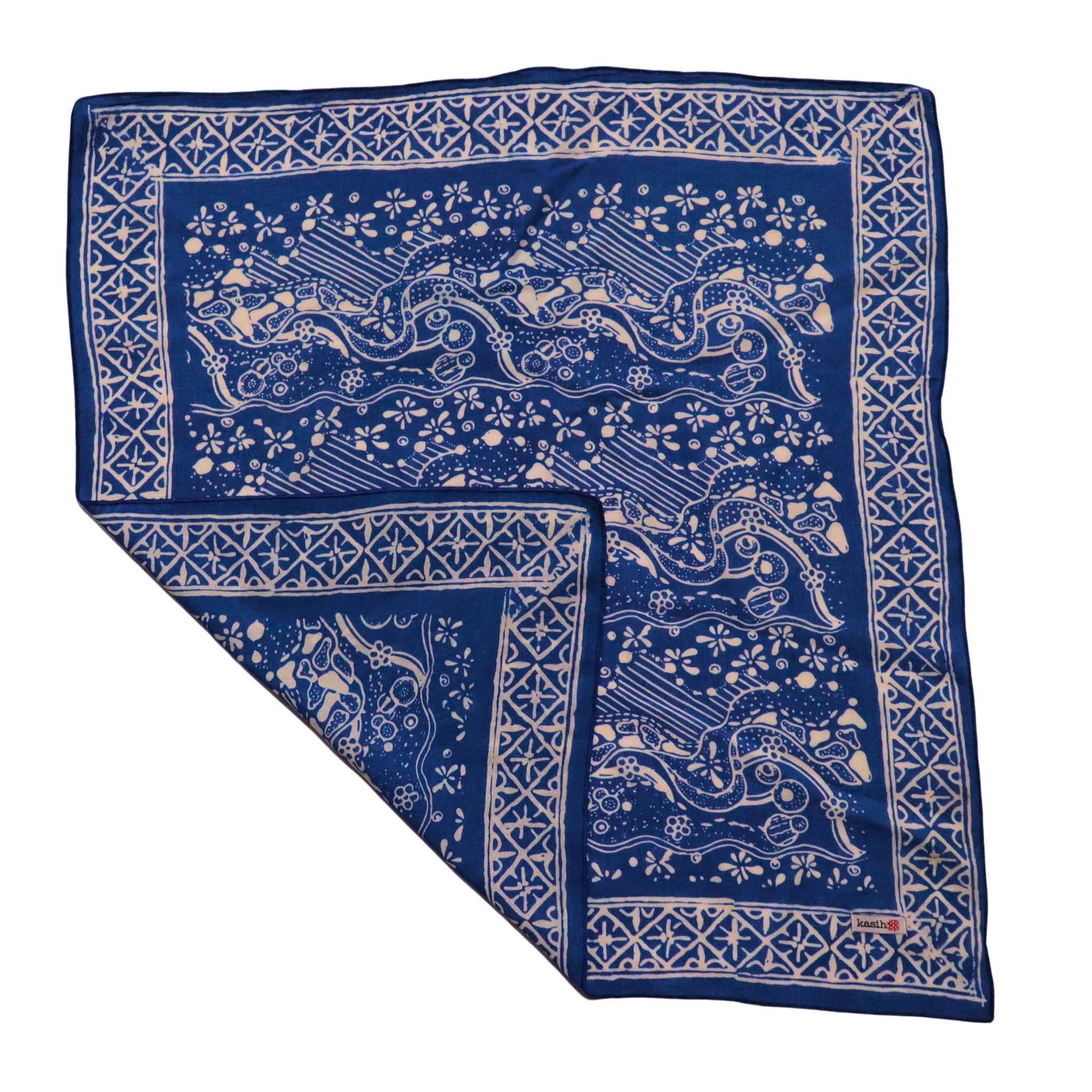 Batik Bandana - Tidal Flow, Blue