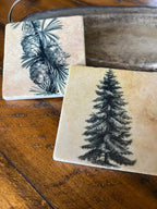 Pine Forest Stone Coaster | Single