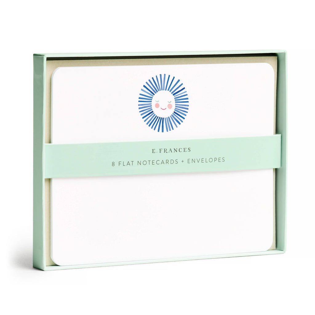 Blue Sunshine Flat Notes (Boxed set of 8 Notecards)