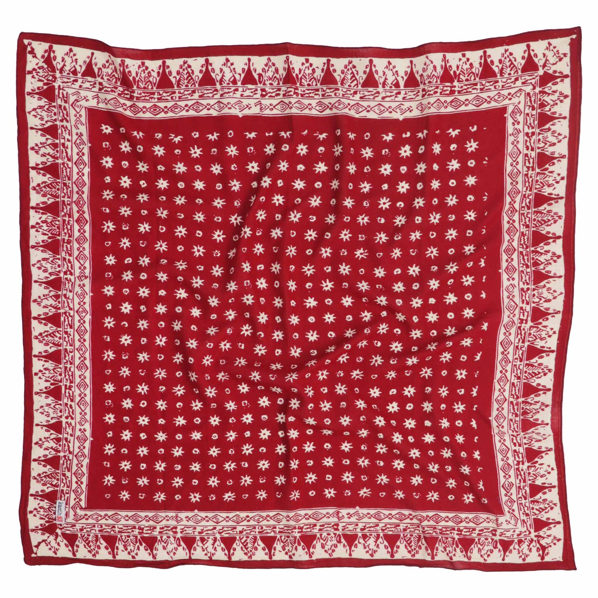 Batik Bandana - Celebrations, Red