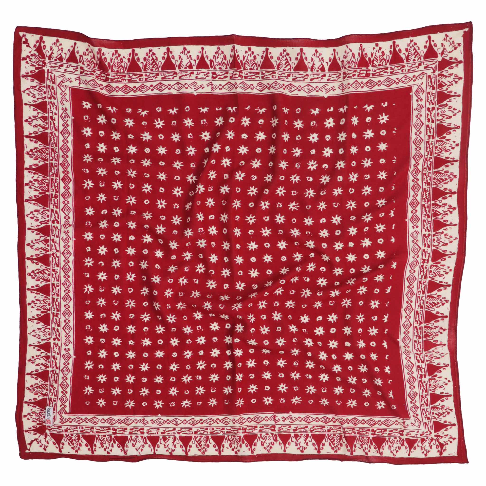 Batik Bandana - Celebrations, Red