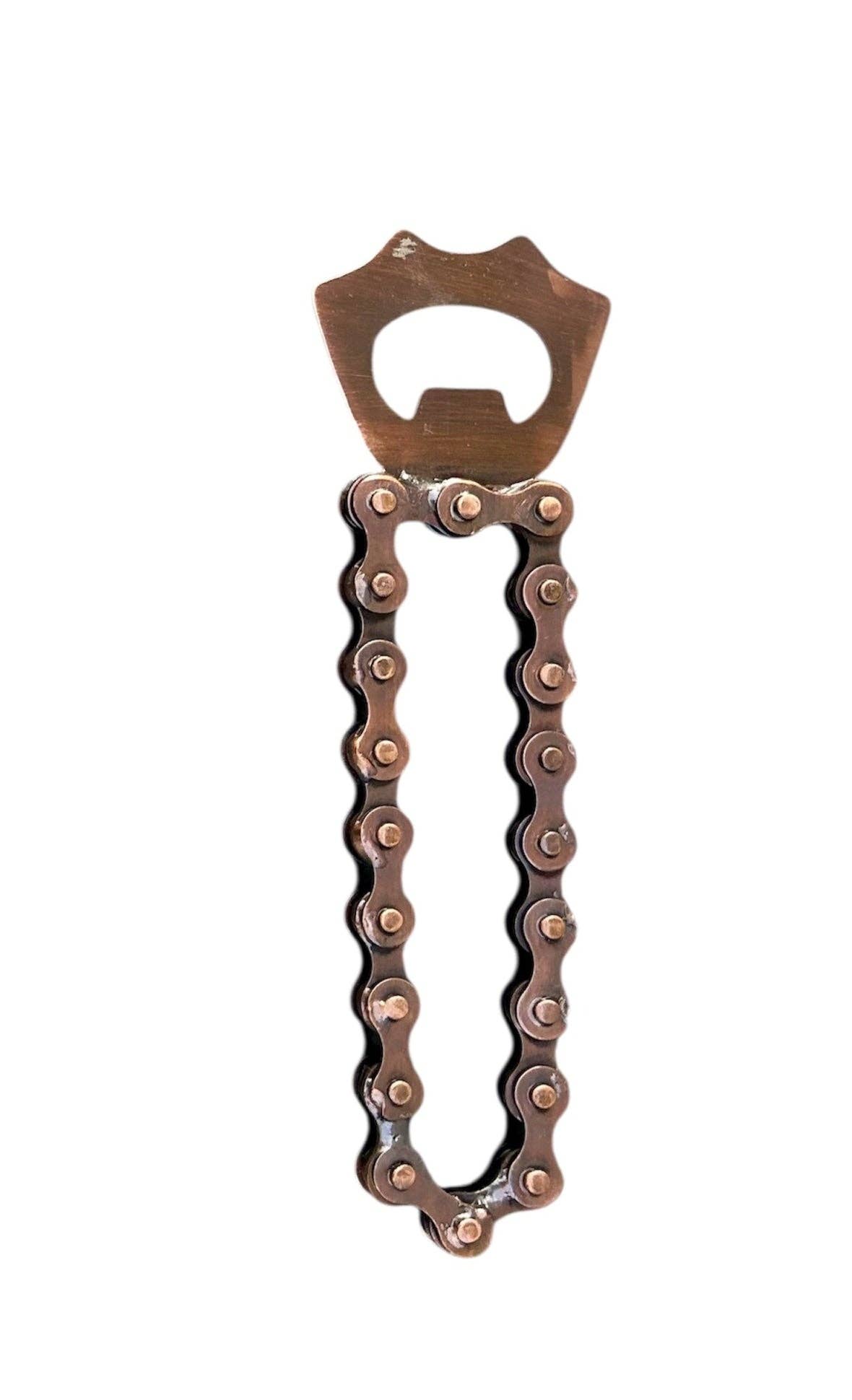 Bike Chain Bottle Opener — Copper