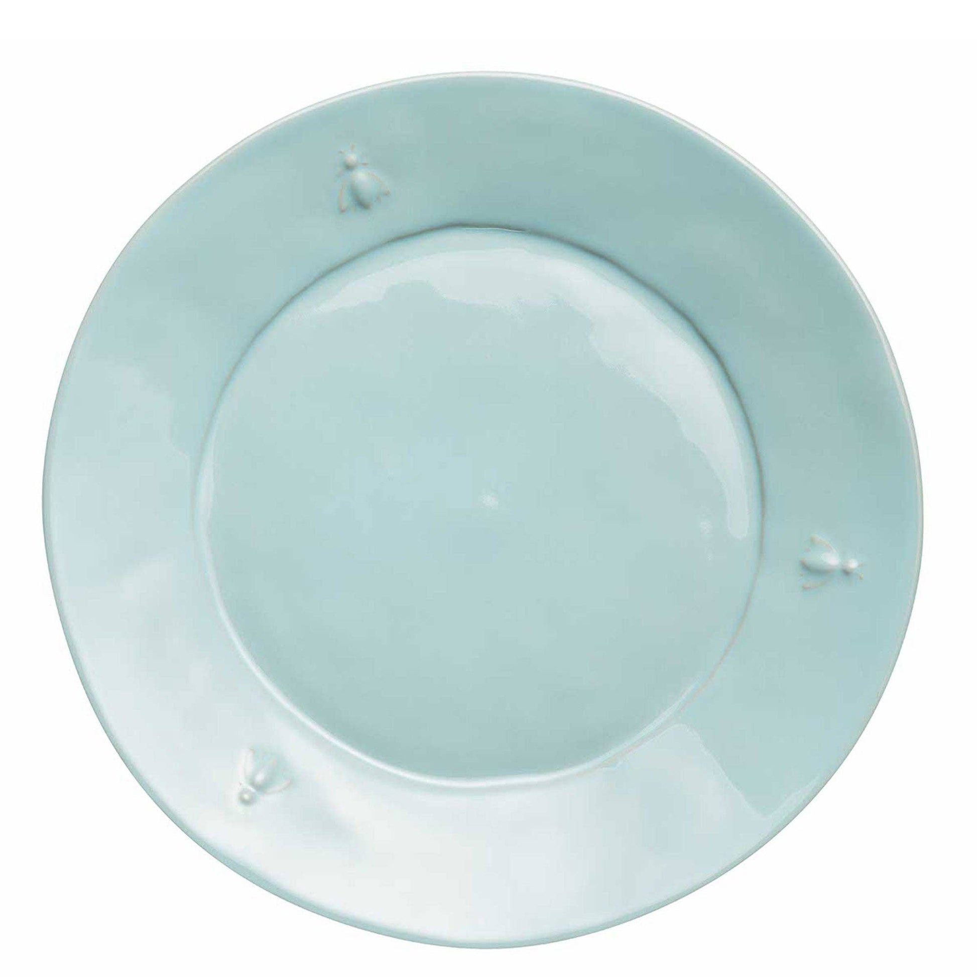 Bee Ceramic Dinner Plate: Bleu