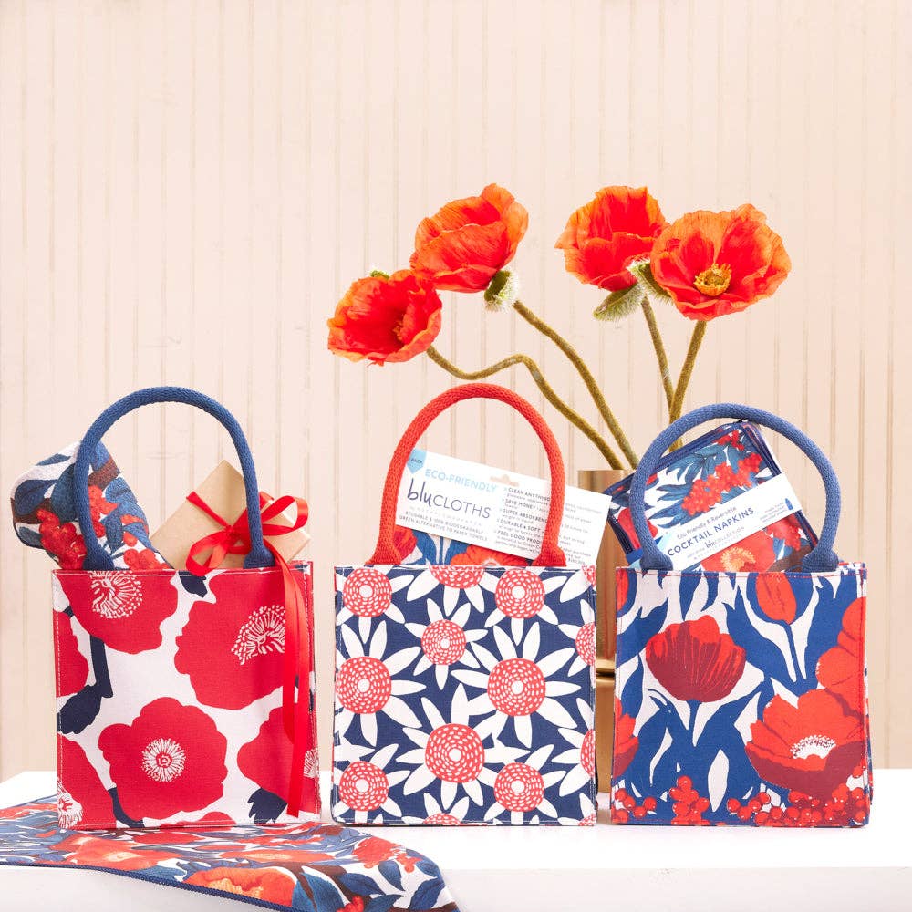 Poppies Reusable Itsy Bitsy Bag