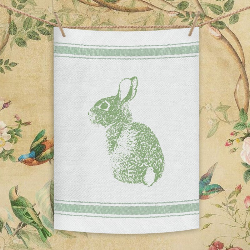 La Cuca Tea Towel - Cottontail Rabbit